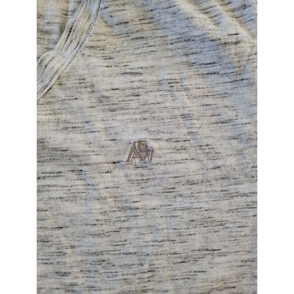 Aeropostale Men's V Neck Shirt Size Large Gray Men's Top - Picture 3 of 6